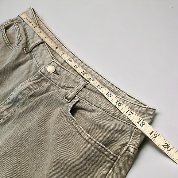 SHEIN Women’s Army Green High-rise Wide-leg Cargo Denim Pants - PLUS SIZE - Picture 6 of 7